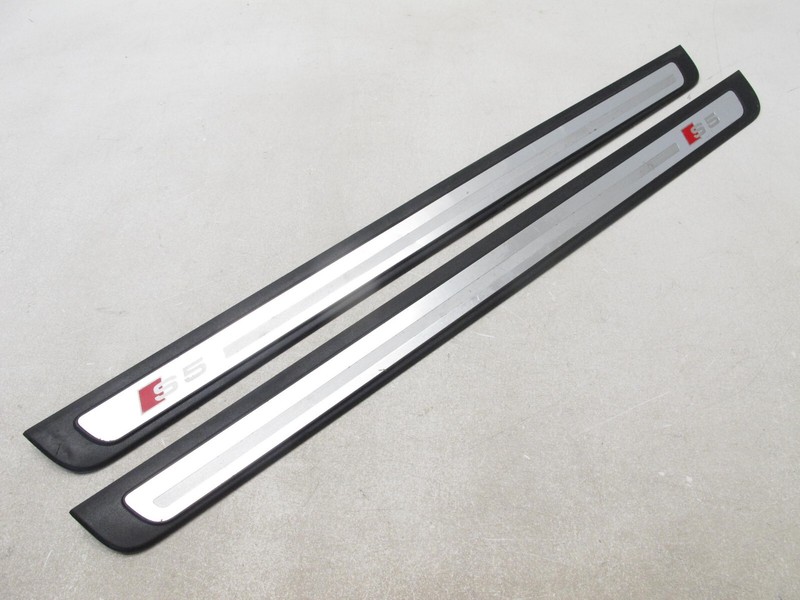 AUDI S5 08-17 8T A5 DOOR SILL PANEL SCUFF PLATE TRIM COVER LEFT RIGHT OEM 12425