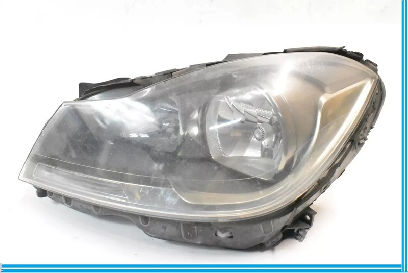 12-14 Mercedes W204 C250 C350 Front Left Driver Side Headlight Lamp Halogen OEM