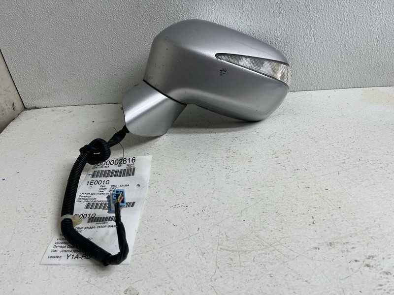 2006-2011 Honda Civic MX Hybrid Silver Left Driver Side View Door Mirror 5 Wire