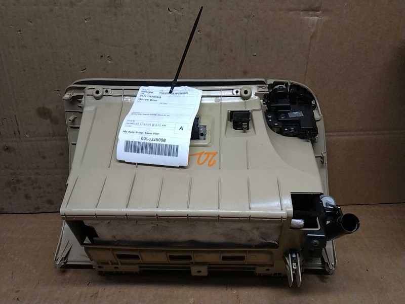 2011 Hyundai Genesis Black Glove Box 5470483 Used OEM Part 97K Miles
