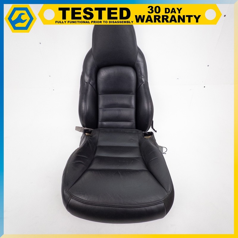 05-13 CHEVROLET CORVETTE C6 FRONT RIGHT PASSENGER UPPER LOWER SEAT CUSHION OEM