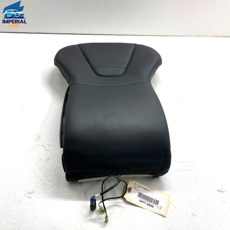 2017-2020 Tesla Model S Front Right Passenger Seat Back Upper Cushion OEM Black