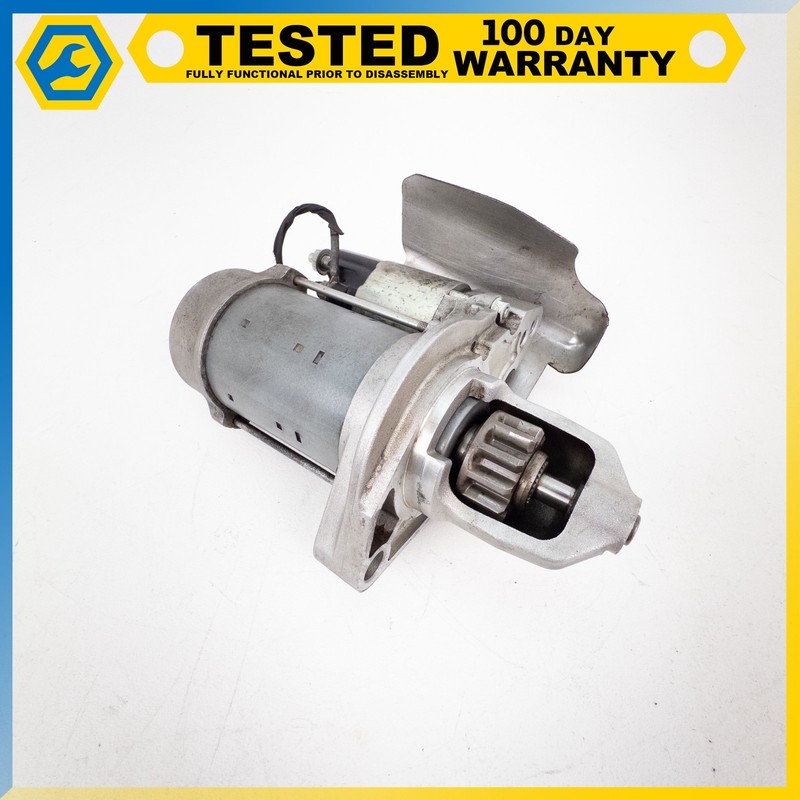 16-23 JAGUAR XF X260 F-TYPE ENGINE STARTER MOTOR START / STOP W/ SHIELD OEM