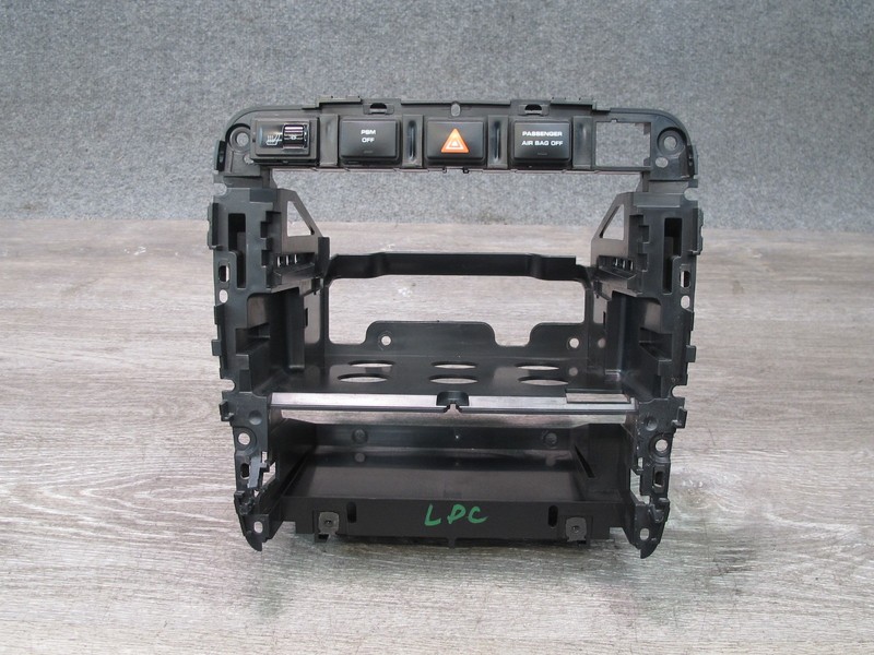 2003-2010 PORSCHE CAYENNE 957 DASH CENTER RADIO MOUNT BRACKET PANEL W SWITCHES