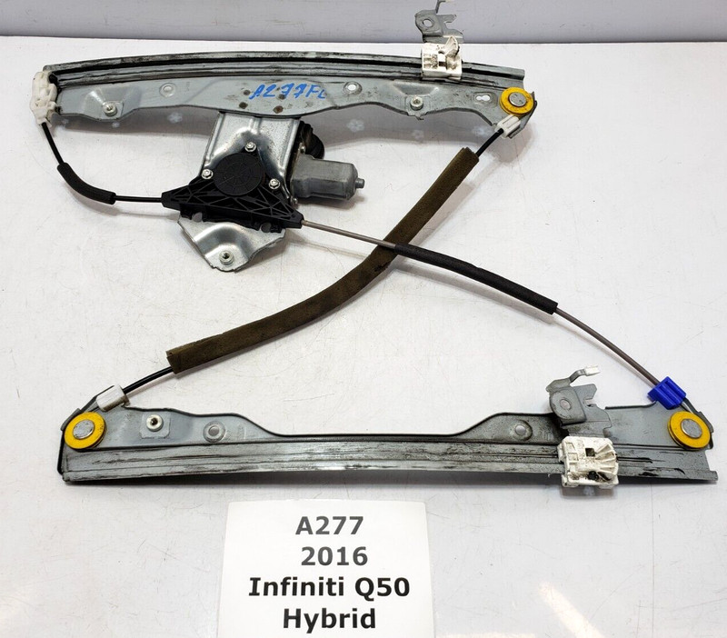 ✅ 2014-2020 OEM Infiniti Q50 Hybrid Front Left Driver Window Glass Regulator