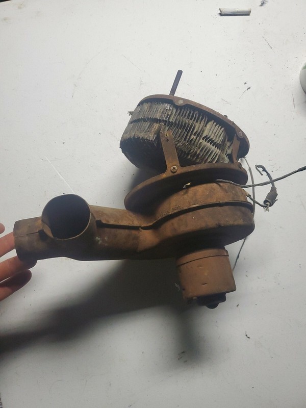 1947 1948 Chevrolet Fleetmaster interior heater core fan motor assembly heat