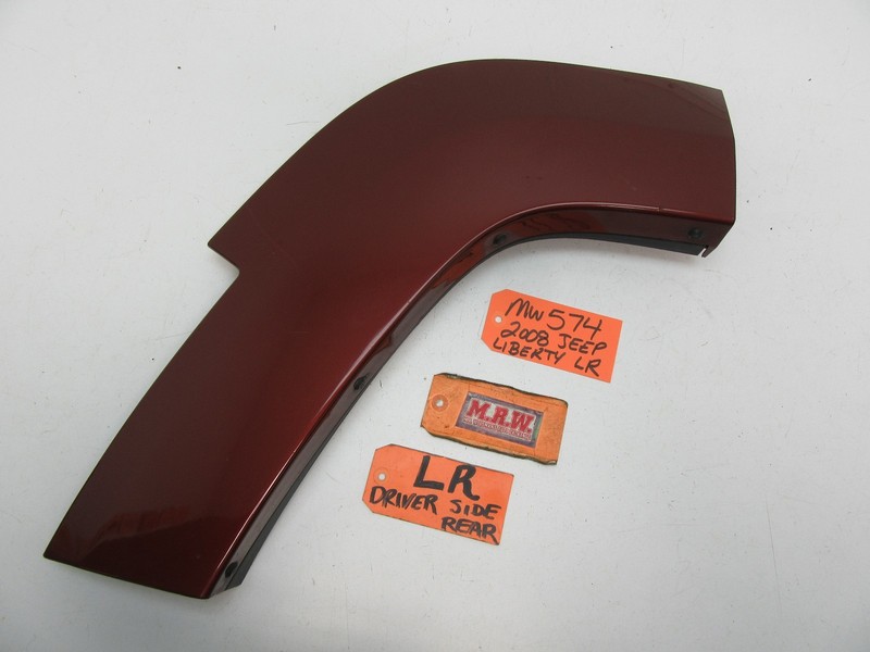 MOLDING DOOR PANEL TRIM WHEEL FLARE DRIVER SIDE LEFT REAR for JEEP LIBERTY 08-12