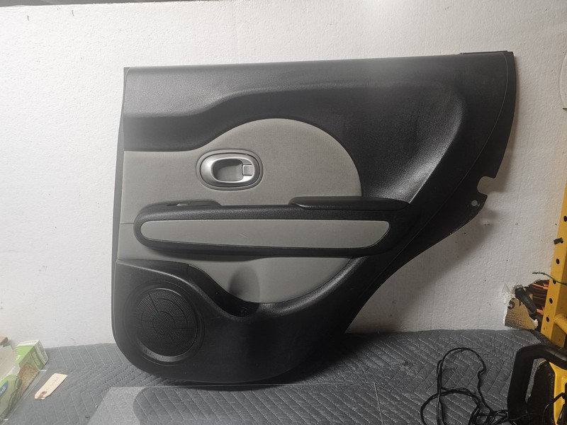 14 - 19 Kia Soul Rear Door Trim Panel RH Passenger Black w/ Gray 83308B2020DT6