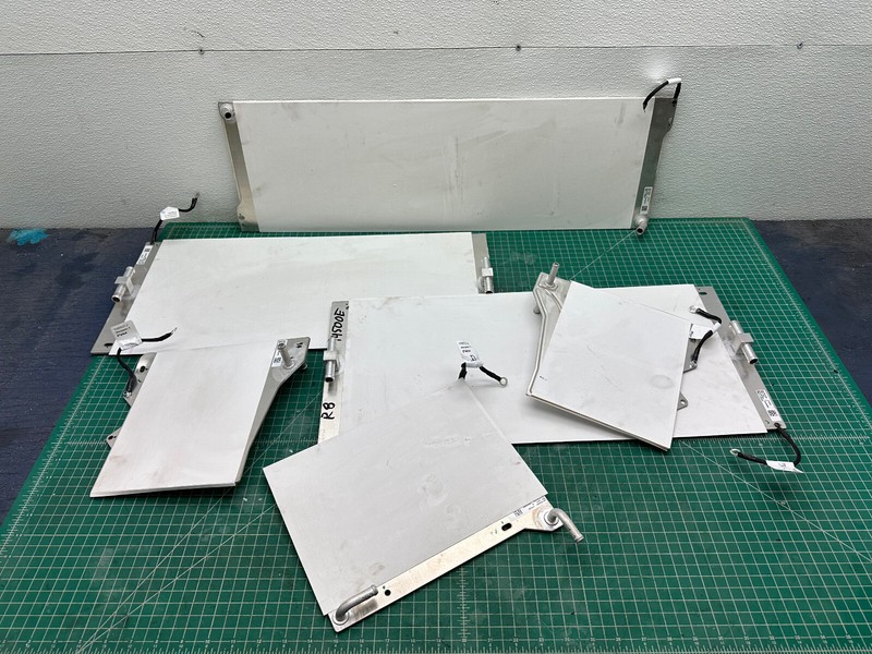 14-15 FIAT 500e BATTERY HEAT SHIELD COVER SET OEM