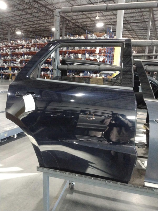 2011 Dodge Durango Blue Rear Right Door, Used, Scratch, OEM No Warranty
