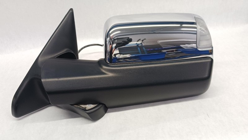 10-'12 DODGE 1500 Left driver Door Mirror power w/tow Chrome OEM Grade B