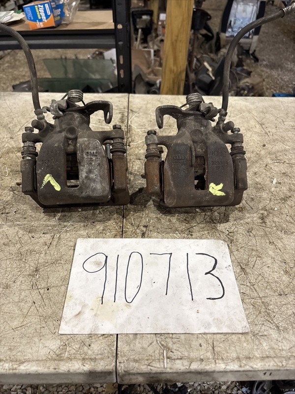 2003-08 Audi A4 B6 B7 Rear Brake Caliper Set (2) OEM