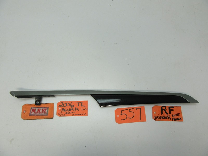 DOOR PANEL TRIM MOLDING RIGHT FRONT FINISH PANEL COVER PASSENGER RF 04-08 TL
