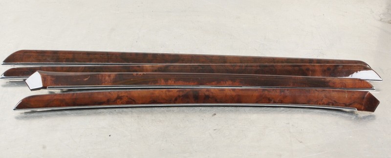 2007-2013 MERCEDES S550 FRONT REAR LEFT RIGHT DOOR TRIM GARNISH MOLDING SET OF 4