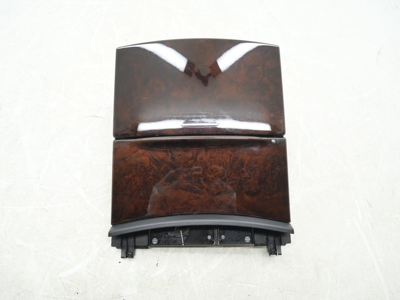Used Front Center Console Cup Holder Storage Wood 2007-2013 Mercedes S550 OEM