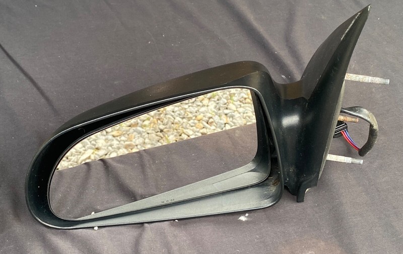 04-07 Driver Side View Power door sideMirror DURANGO 1330086 OEM Black left
