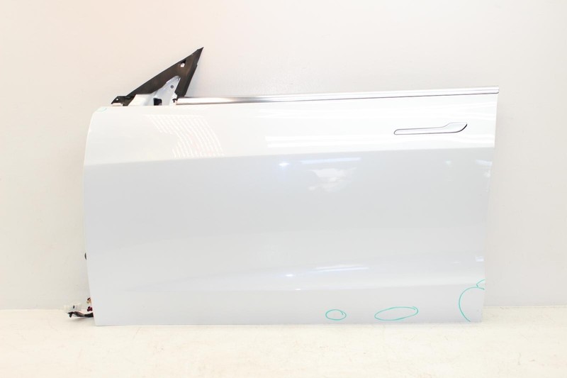 17-23 Tesla Model 3 White Driver Left Front Door Assembly