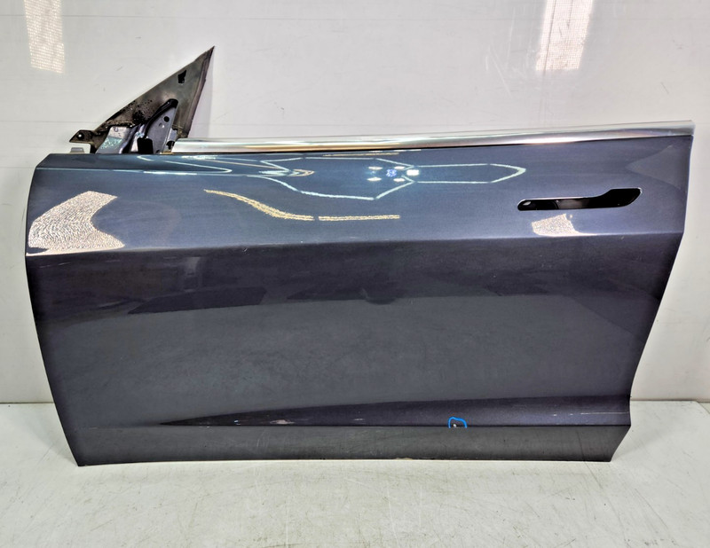 ✅ 2017-2020 OEM Tesla Model 3 Front Left Driver Door Shell Panel Gray*