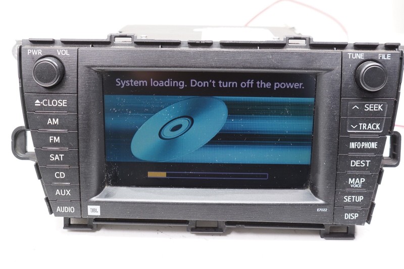 TOYOTA PRIUS Radio Navigation NAV Unit AM-FM CD GPS OEM 2010 2011