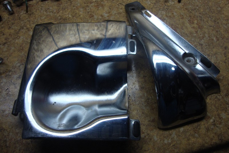 07 Honda Shadow VT1100C VT1100 VT 1100 C Heat Shield Guards Metal Exhaust Cover