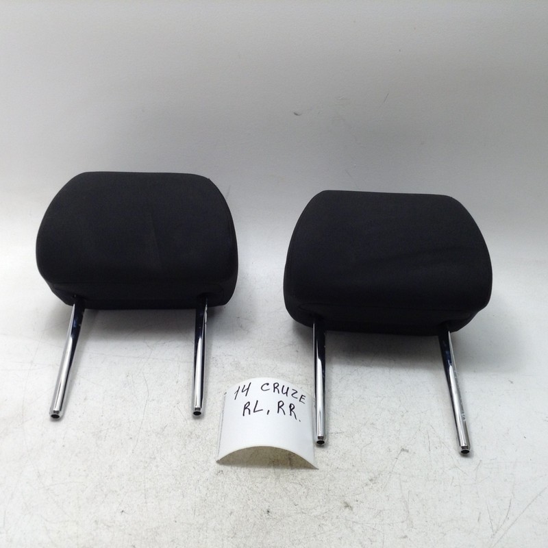 11-16 CHEVROLET CRUZE REAR LEFT / RIGHT SEAT HEADREST SET OEM