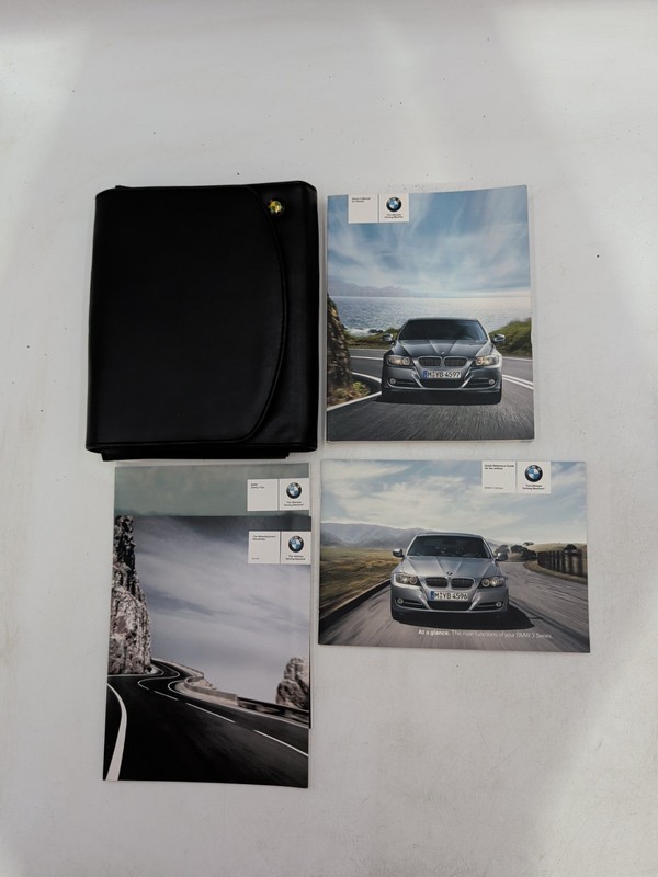 2011 BMW 3Series Sedan 328i 335i 335d Owners Manual Owner Books Set & Case