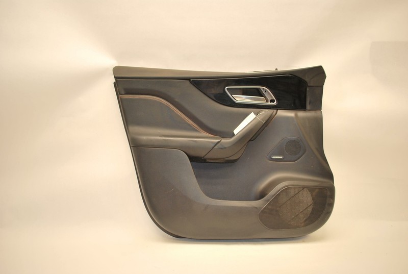 2017-2020 JAGUAR F PACE FRONT LEFT DRIVER SIDE DOOR PANEL TRIM BLACK OEM