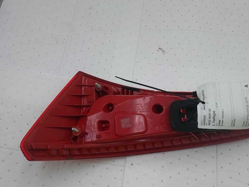 2012 AUDI Q5 Left Tail Light Assembly Silver OEM 436746 136K Miles