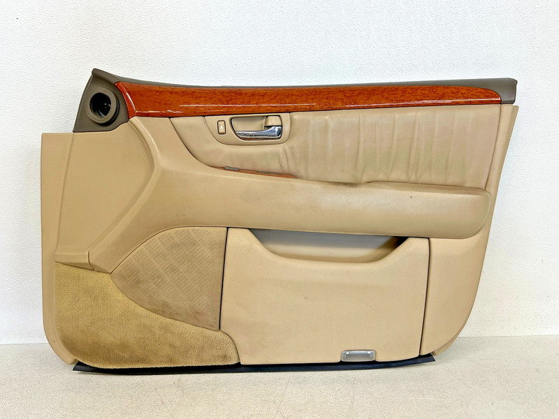 ⭐2004-2006 LEXUS LS430 FRONT RIGHT PASS DOOR PANEL W/WOODGRAIN TRIM OEM LOT2646