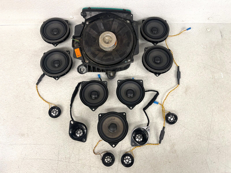 ⭐2021-2024 BMW M3 G80 HARMAN SUBWOOFER DOOR TWEETER SPEAKER SET OEM LOT2506