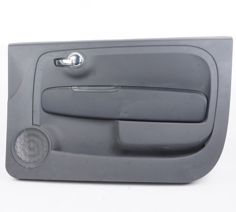 2012 - 2016 Fiat 500 Front Right Interior Door Trim Panel Black OEM