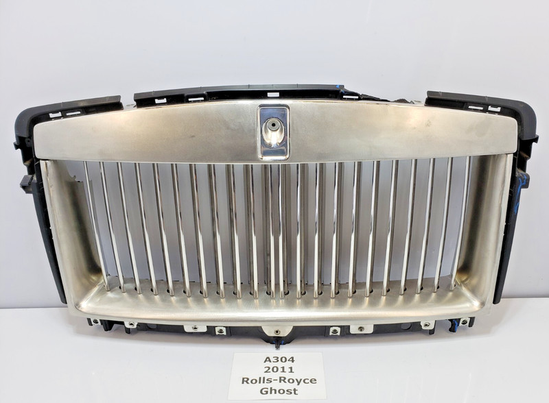 ✅ 2010-2014 OEM Rolls Royce Ghost RR4 Front Bumper Center Grille Chrome NOTE*