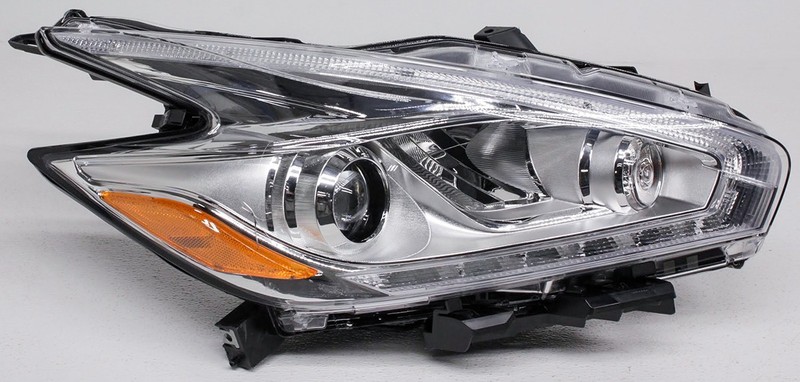 OEM Nissan Murano Right Passenger Side LED Headlamp Lens Crack 26010-9UE5c