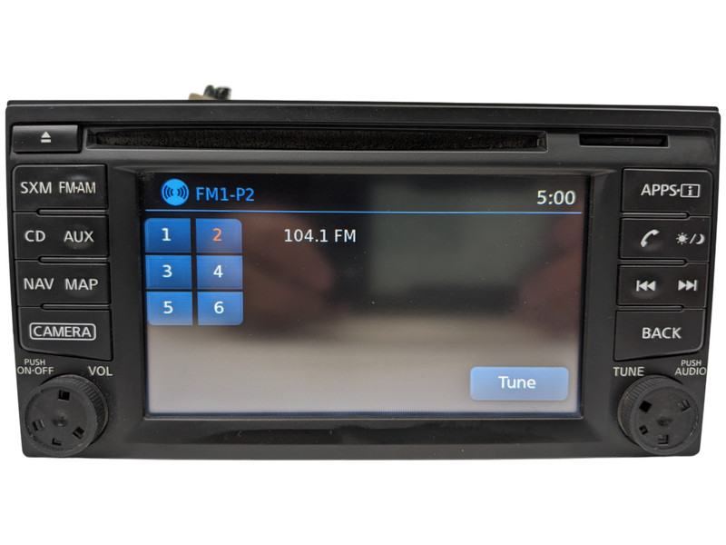 2014-2015 Nissan Sentra Versa CD Player Radio Display Receiver 259159JE0A