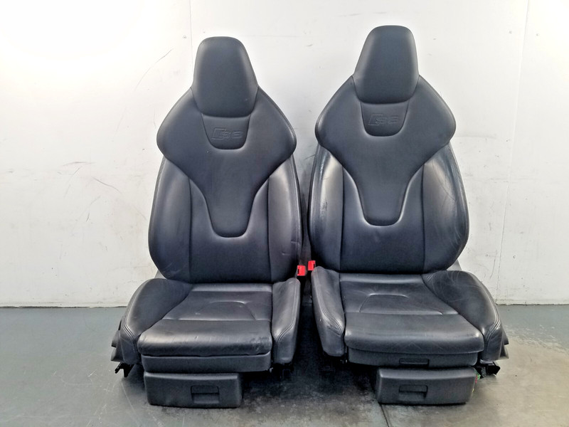 2007 Audi S6 Quattro C6 Power Leather Heated Sport Seat Set - * #5876