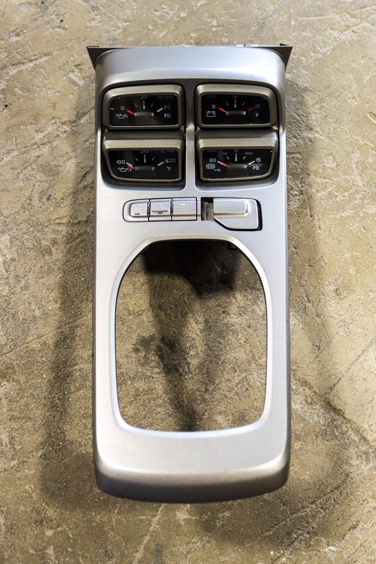 10-15 Chevy Camaro ZL1 Center Console Shifter Cover Trim Gauge Bezel OEM *USED*