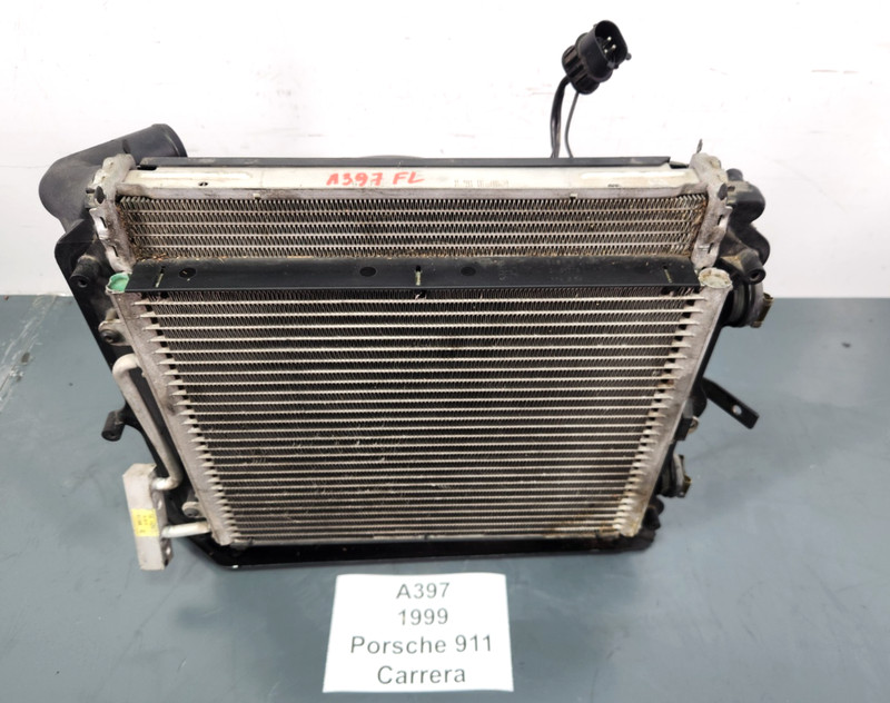 ✅ 97-05 OEM Porsche Carrera 911 996 Left Driver Side Radiator AC Condenser SET*