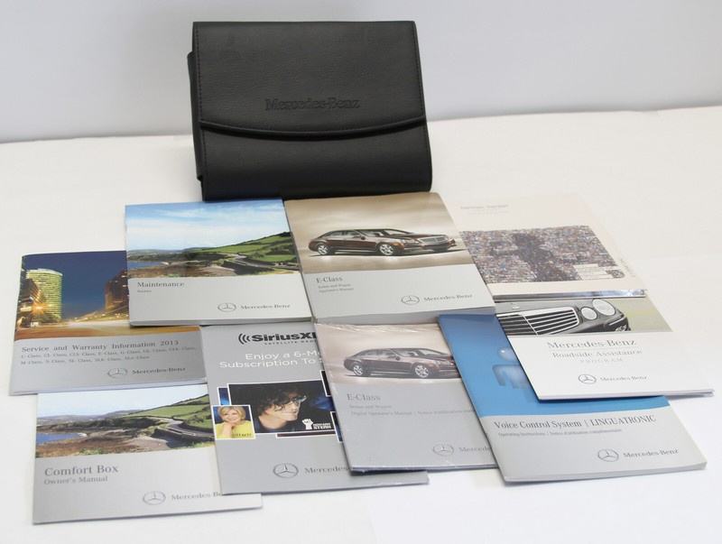 ✅ 2013 Mercedes-Benz E-Class OWNER'S MANUAL SET MAINTENANCE digital GUIDE Owners
