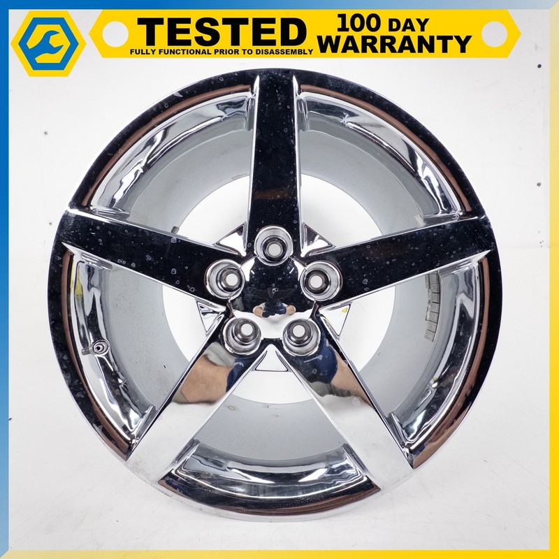 05-13 CHEVROLET CORVETTE C6 19 X 10J REAR WHEEL RIM POLISHED