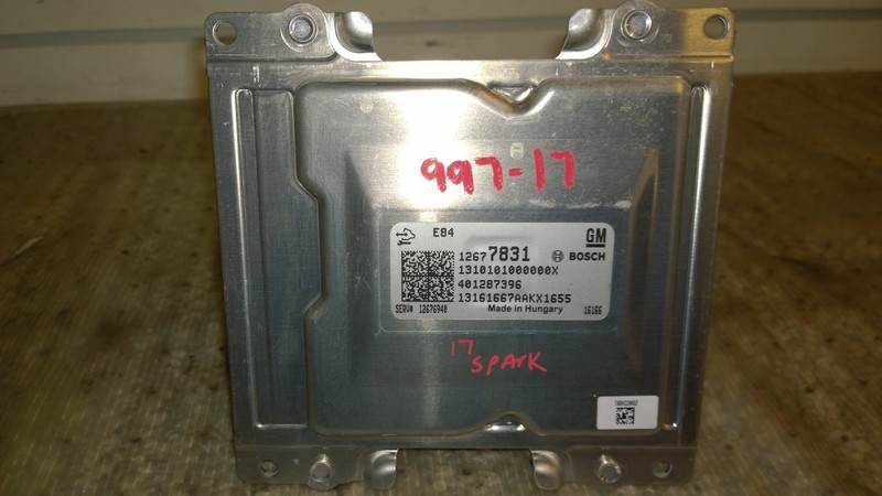 17 SPARK 1.4 AT GASOLINE MODEL ECM ELECTRONIC ENGINE CONTROL MODULE 997-17