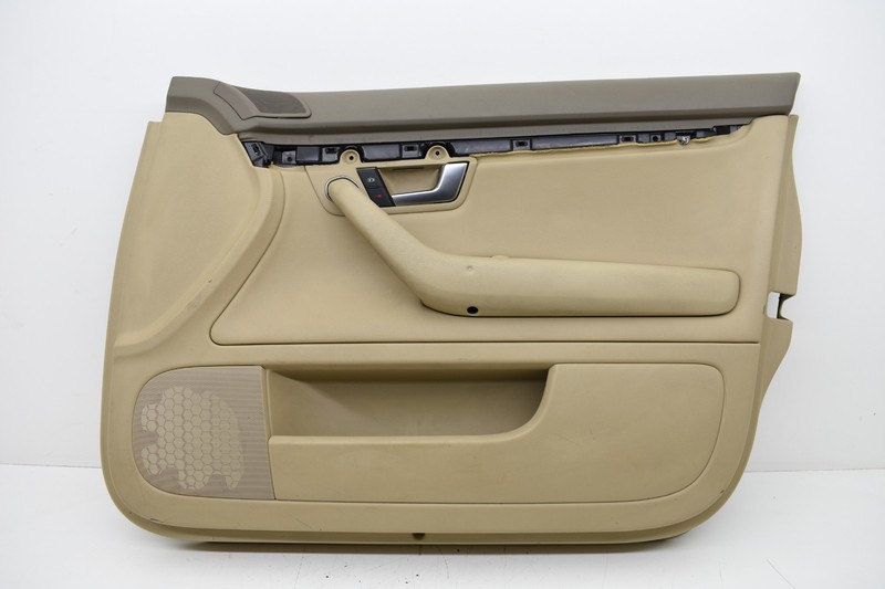 2008 AUDI A4 SEDAN FRONT RIGHT PASSENGER INTERIOR DOOR PANEL TRIM OEM TAN KW26