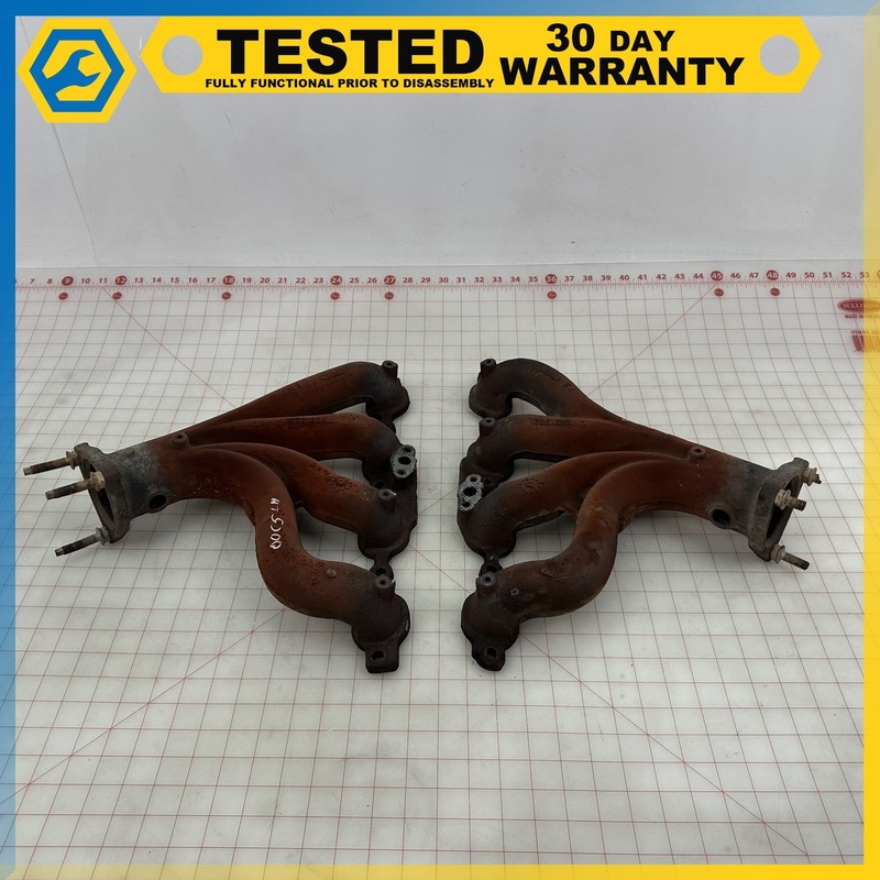 01-04 Corvette C5 5.7L LS1 ENGINE EXHAUST MANIFOLD LEFT RIGHT SET OEM