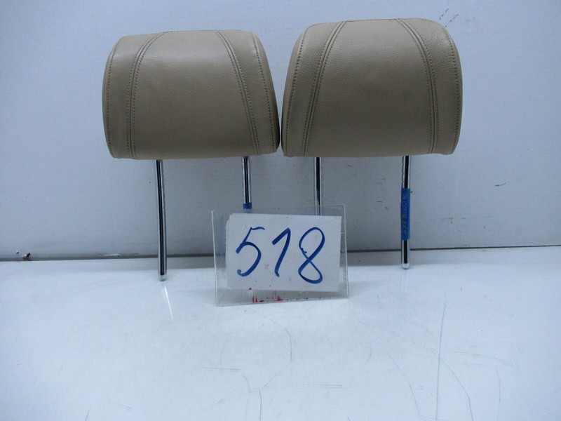 06-08 BMW E90 3 SERIES M SPORT FRONT LEFT / RIGHT SEAT HEADREST SET PAIR OEM