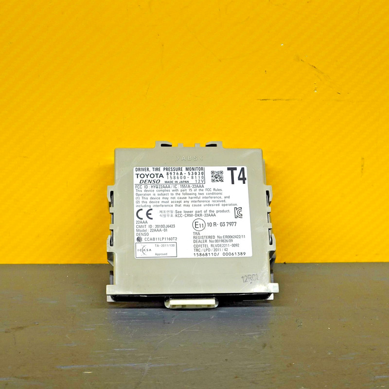 2015-2019 LEXUS RC350 TIRE PRESSURE MONITOR CONTROL MODULE 8976A-53030 OEM