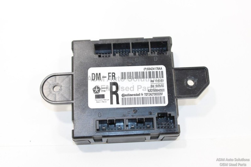 2019-2024 RAM 1500 CREW CAB RIGHT DRIVER FRONT DOOR CONTROL MODULE OEM NEW STYLE