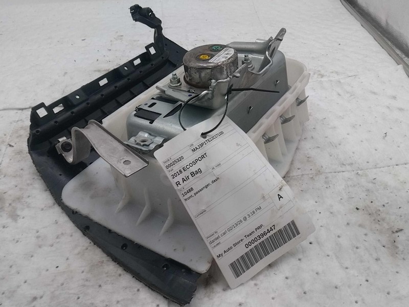2018 Ford EcoSport Right Instrument Panel Air Bag Black 654151 16K Miles Used