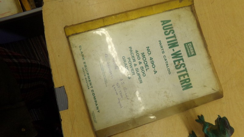 Austin-Western 490-A Model 4001500 11-61 Service Manual *FREE SHIPPING*