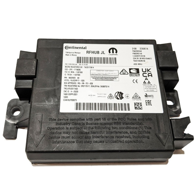 OEM Keyless Entry Hub Receiver Control Module Jeep Wrangler 2021-2023 56029925AB