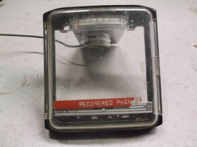 Taylor Transcope Chart Recorder Door Frame 5P331Y & Plastic Cover & Output Gauge