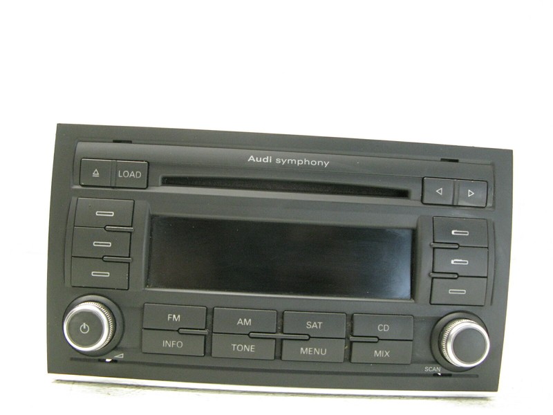 04-09 AUDI B7 A4 CONVERTIBLE SYMPHONY STEREO RADIO CD HEAD UNIT SATELLITE 061621